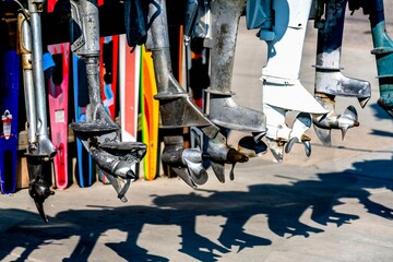 Shadows and Outboard Motor Propellers