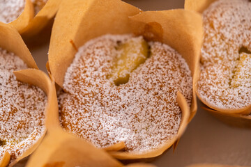 Apple sharlotka muffin