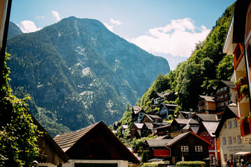swiss mountains village