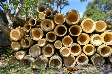bamboo pipes