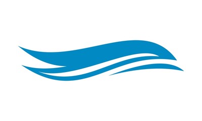 Naklejka premium vector water wave logo