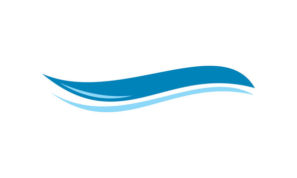 recommend clip art: water wave blue vector icon logo