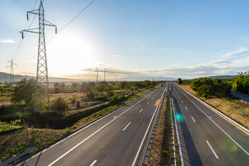 Hghway in the mountains