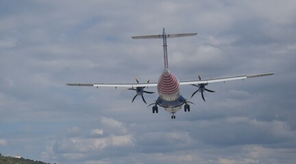 Airplane in the sky