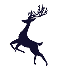 reindeer silhoutte design
