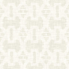 Pale grey washed out linen seamless texture. Soft tonal woven jute effect print. Textured fibre cotton background. Rustic high resolution beach cottage soft furnishing pattern material. 