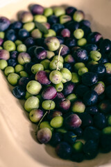 close up of colorful beads
