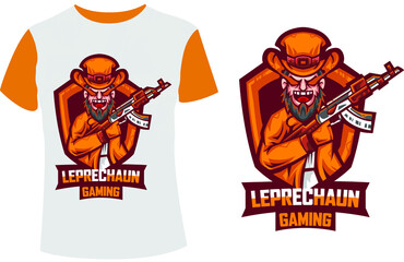 Fighter vector t-shirt design template