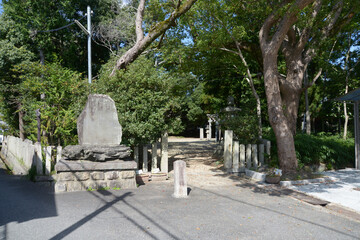 Obraz premium 太子道 杵築神社（伴堂） 奈良県三宅町伴堂