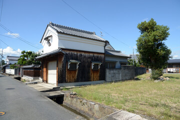 太子道　黒田の町並み　奈良県田原本町黒田