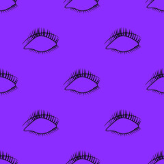 eyes pattern. Psychedelic drawings eye pattern. Vector seamless pattern with  eye. Psychedelic  seamless pattern. Crazy cartoon hand drawn colorful illus