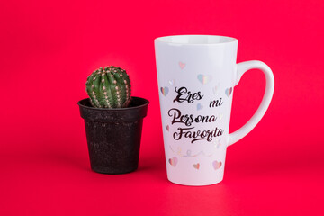 TAZA Y CACTUS