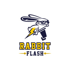 Logo Rabbit Flash Sports General Good For Any Industry