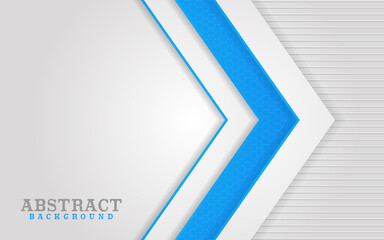 Abstract White and Blue Lines Combination Background Design.
