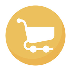 button with shopping cart