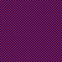 Checkerboard with very small squares. Navy and Fire brick colors of checkerboard. Chessboard, checkerboard texture. Squares pattern. Background.