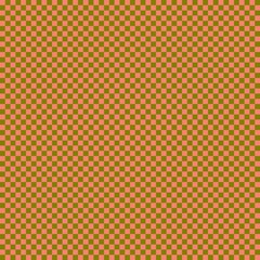 Checkerboard with very small squares. Olive and Salmon colors of checkerboard. Chessboard, checkerboard texture. Squares pattern. Background.