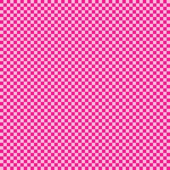 Checkerboard with very small squares. Pink and Deep pink colors of checkerboard. Chessboard, checkerboard texture. Squares pattern. Background.