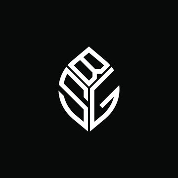 BSG letter logo creative design. BSG unique design
