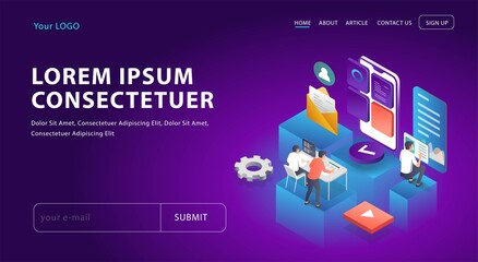 Application development team and smartphone responsive test