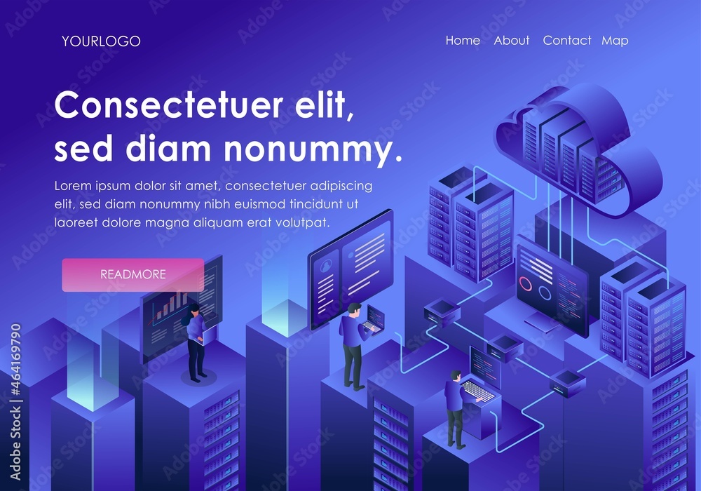 Poster Web analysis programming system with cloud server