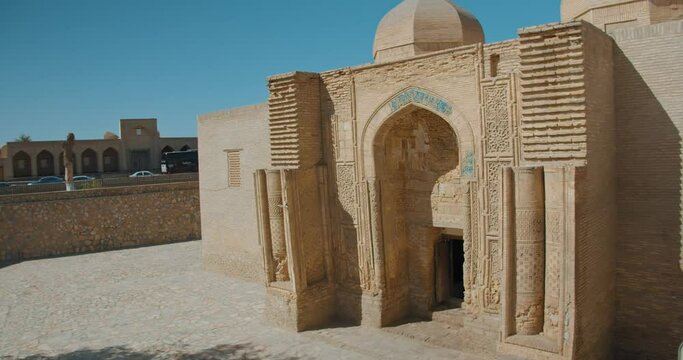 Bukhara city, Uzbekistan Magoki Attari Mosque. Medieval column domed mosque of the IX century. The oldest in Bukhara. Silk Road Central Asia 6 of 30