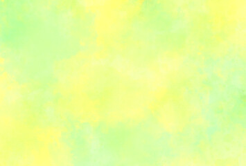 背景素材_水彩テクスチャ_黄緑