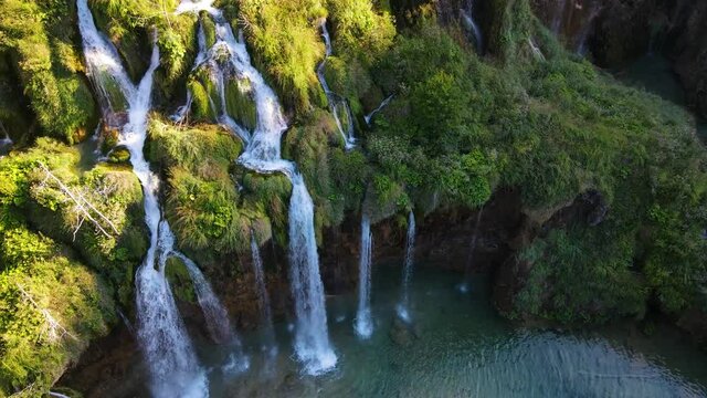 Croatia Plitvice National Park Aerial Drone 9.mp4