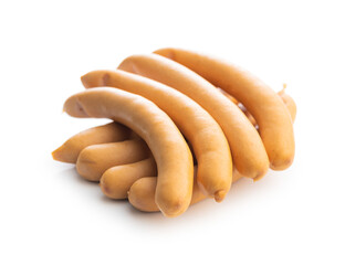 Smoked frankfurter sausages