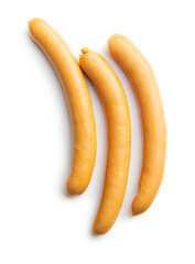 Smoked frankfurter sausages