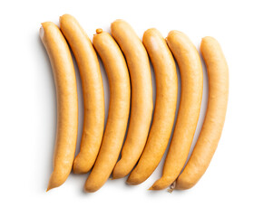 Smoked frankfurter sausages