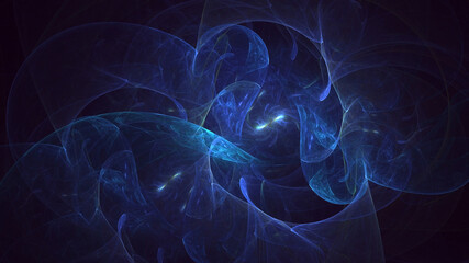 Fototapeta premium 3D rendering abstract multicolor fractal light background