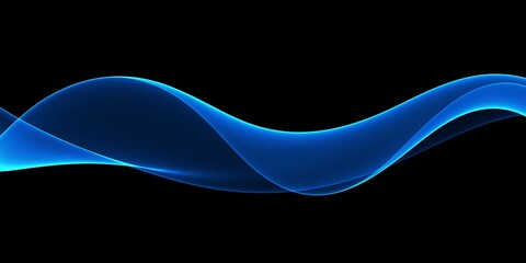 Color light blue abstract transparent gradient waves design
