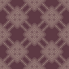 Vector seamless geometric pattern, background for design.