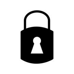 Padlock Icon Design Vector Template Illustration Sign And Symbol