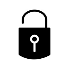 Padlock Icon Design Vector Template Illustration Sign And Symbol