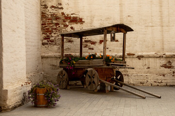 old farm wagon