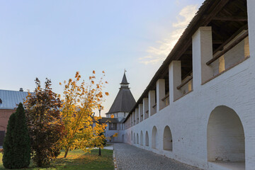 Wall and tower of the Astrakhan Kremlin