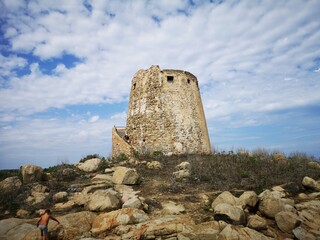 Strand Torre di Bari in Sardinien und Strand Mari de Is Feminas