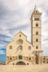 Fototapeta na wymiar View at the Cathedral of Saint Nicolas in Trani, Italy