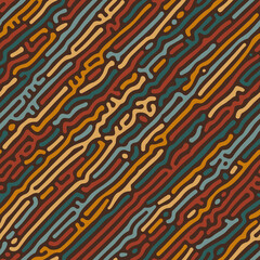 Abstract organic shapes background, natural maze labyrinth, reaction diffusion pattern, seamless vector pattern