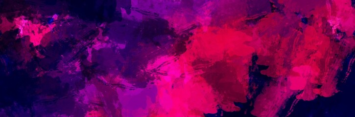 Abstract background painting art with purple gradient oil paint brush for presentation, website, halloween poster, wall decoration, or t-shirt design.