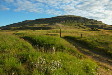 Landscape at Dalshöfdi on the south of Iceland, Europe
