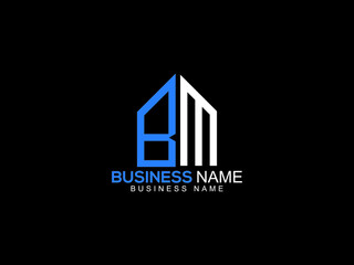Colorful BM Logo, initial Bm b m Letter Logo Icon Vector Image For Your Business © VectorStar