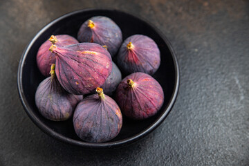 Fototapeta premium fig fruit fresh figs meal snack on the table copy space food background rustic vegan or vegetarian food