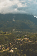 view of the mountains