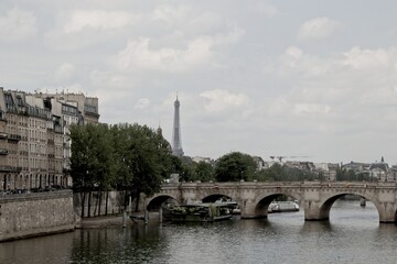 bridge over the river seine