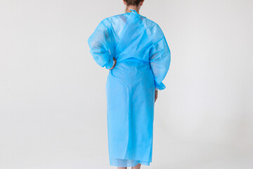 Disposable medical uniform protects against viruses and bacteria