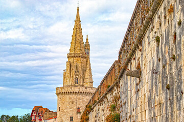 Fototapeta premium La Rochelle ville de l'océan atlantique atlantic ocean La rochelle city