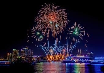 International fireworks in Pattaya 2018